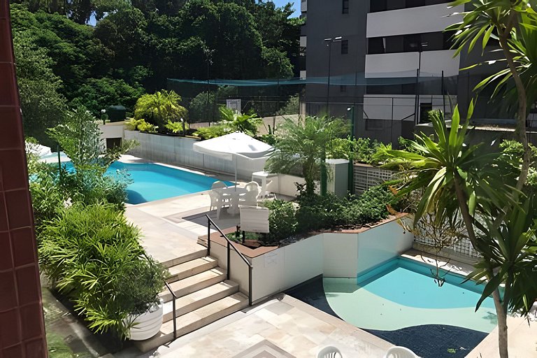 RIVIERA: M6 PRAÇA DAS ARTES 24 Duplex, Perto da Praia, Vista