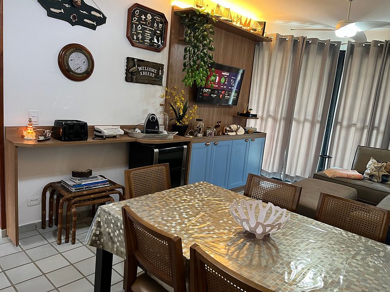 Riviera: M4 Giardino 44A, Fronte spiaggia, 3+1 Camere da let